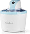 Nedis ijsmachine - 1.2 l - Blauw / Wit - Aluminium / Kunststof