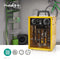 Nedis Industrieel ontwerp ventilatorkachel - 1000 / 2000 W - Instelbare thermostaat - 2 Warmte Standen - IP24 - Geïntegreerde handgrepen - Geel