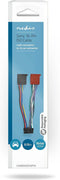 Nedis ISO-Kabel voor Autoradio - Geschikt voorSony - 0.15 m - Rond - PVC - Doos