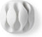 Nedis Kabelmanagement - Kabelclip - Click & Go - 4 Stuks - Aantal sleuven: 3 Sleuven - Maximale kabeldikte: 5.3 mm - TPE - Wit