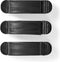 Nedis Kabelmanagement - Kabelclip - Vergrendeld - 3 Stuks - Aantal sleuven: 3 Sleuven - Maximale kabeldikte: 7.5 mm - Polypropylene - Zwart