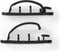 Nedis Kabelmanagement - Kabelclip - Vergrendeld - 3 Stuks - Aantal sleuven: 3 Sleuven - Maximale kabeldikte: 7.5 mm - Polypropylene - Zwart