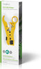 Nedis Kabelstriptang - Stripping Tool - ABS / Staal - Geel / Zwart