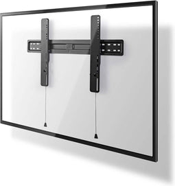 Nedis Kantelbare TV-Muurbeugel - 37-70 " - Maximaal schermgewicht: 35 kg - Kantelbaar: -12 ° - Minimale muurafstand: 30 mm - Staal - Zwart