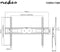 Nedis Kantelbare TV-Muurbeugel - 60 - 100