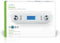 Nedis Keukenradio - Kastontwerp - FM - Netvoeding - Digitaal - 5 W - Zwart-Blauw Scherm - Wit / Zilver