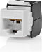 Nedis Keystone - CAT6a - RJ45 Female - U/UTP - ABS - Doos