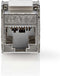 Nedis Keystone - CAT7 - RJ45 Female - S/FTP - Metaal - Doos