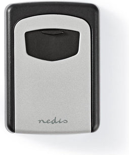 Nedis Kluis - Sleutelkluis - Combinatieslot - Binnen- en Buitenshuis - Grijs / Zwart