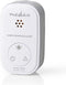 Nedis Koolmonoxidemelder | Batterij Gevoed | Batterijlevensduur tot: 10 Jaar | Met pauzeknop | Met testknop | 85 dB | Wit