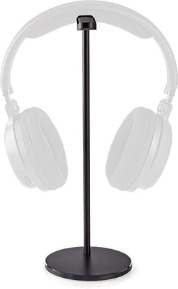 Nedis Koptelefoonstandaard - Aluminium - Zwart