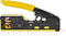 Nedis Krimptang - CAT5 / CAT5e / CAT6 / CAT6a / CAT7 / RJ12 / RJ45 - Snijden / Strippen / Tang - Rubberen / Staal - Geel / Zwart