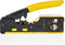 Nedis Krimptang - CAT5 / CAT5e / CAT6 / CAT6a / CAT7 / RJ12 / RJ45 - Snijden / Strippen / Tang - Rubberen / Staal - Geel / Zwart