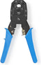 Nedis Krimptang - CAT5 / CAT5e / CAT6 / CAT6a / RJ10 / RJ11 / RJ45 - Snijden / Strippen / Tang - ABS / Staal - Blauw