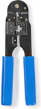 Nedis Krimptang - CAT5 / CAT5e / CAT6 / CAT6a / RJ45 - Snijden / Strippen / Tang - ABS / Staal - Blauw