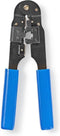 Nedis Krimptang - CAT5 / CAT5e / CAT6 / CAT6a / RJ45 - Snijden / Strippen / Tang - ABS / Staal - Blauw