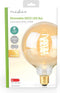 Nedis LED-Filamentlamp E27 - G125 - 3.8 W - 250 lm - 2100 K - Dimbaar - Extra Warm Wit - Retrostijl - 1 Stuks