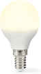 Nedis LED-Lamp E14 - G45 - 4.9 W - 470 lm - 2700 K - Warm Wit - Frosted - 1 Stuks