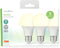 Nedis LED-Lamp E27 - A60 - 11 W - 1055 lm - 2700 K - Warm Wit - Retrostijl - Frosted - 3 Stuks