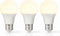 Nedis LED-Lamp E27 - A60 - 8.0 W - 806 lm - 2700 K - Warm Wit - Retrostijl - Frosted - 3 Stuks