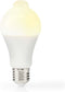 Nedis LED-Lamp E27 - A60 - 8.5 W - 806 lm - 3000 K - Wit - Retrostijl - Frosted - Bewegingsdetectie - 1 Stuks