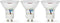 Nedis LED-Lamp GU10 - Spot - 4.5 W - 345 lm - 2700 K - Dimbaar - Warm Wit - Retrostijl - 3 Stuks
