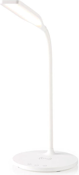 Nedis LED-Lamp met Draadloze Lader - Dimmer - Op Product - LED / Qi - 10 W - Met dimfunctie - Koel Wit / Natuurlijk Wit / Warm Wit - 2700 - 6500 K
