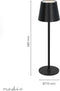 Nedis LED-Tafellamp - LED - 1.8 W - 150 lm - 3000 - 6000 K - Zwart