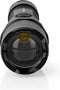 Nedis LED-Zaklamp - Batterij Gevoed - 3.7 V DC - 10 W - Ingebouwde Lithium-Ion - Incl. batterij(en) - Oplaadbaar - Nominale lichtstroom: 1000 lm - Lichtbereik: 110 m - Stralingshoek: 9.5 °