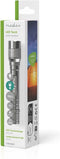 Nedis LED-Zaklamp - Batterij Gevoed - 4,5 V - 3 W - 2x AA - Incl. batterijen - Nominale lichtstroom: 150 lm - Lichtbereik: 120 m - Stralingshoek: 46.1 ° - 10000 Schakelcycli