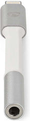 Nedis Lightning-Adapter - Apple Lightning 8-Pins - 3,5 mm Female - Verguld - 0.15 m - Rond - Aluminium