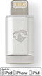 Nedis Lightning-Adapter - Apple Lightning 8-Pins - USB Micro-B Female - Verguld - Rond - Aluminium