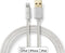 Nedis Lightning Kabel - USB 2.0 - Apple Lightning 8-Pins - USB-A Male - 480 Mbps - Verguld - 3.00 m - Rond - Gevlochten / Nylon - Aluminium - Cover Window Box