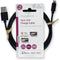 Nedis Lightning Kabel - USB 2.0 - Apple Lightning 8-Pins - USB-A Male - 480 Mbps - Vernikkeld - 2.00 m - Rond - PVC - Zwart - Label