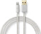 Nedis Lightning Kabel - USB 2.0 - Apple Lightning 8-Pins - USB-A Male - 480 Mbps - Verguld - 3.00 m - Rond - Gevlochten / Nylon - Aluminium - Cover Window Box