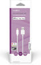 Nedis Lightning Kabel - USB 2.0 - Apple Lightning 8-Pins - USB-A Male - 480 Mbps - Vernikkeld - 1.00 m - Rond - PVC - Wit - Doos