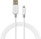 Nedis Lightning Kabel - USB 2.0 - Apple Lightning 8-Pins - USB-A Male - 480 Mbps - Verguld - 1.00 m - Rond - PVC - Grijs / Wit - Doos