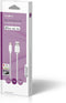 Nedis Lightning Kabel - USB 2.0 - Apple Lightning 8-Pins - USB-A Male - 480 Mbps - Vernikkeld - 1.00 m - Rond - PVC - Wit - Doos
