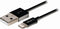 Nedis Lightning Kabel - USB 2.0 - Apple Lightning 8-Pins - USB-A Male - 480 Mbps - Vernikkeld - 1.00 m - Rond - PVC - Zwart - Doos