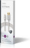 Nedis Lightning Kabel - USB 2.0 - Apple Lightning 8-Pins - USB-A Male - 480 Mbps - Verguld - 1.00 m - Rond - Gevlochten / Nylon - Aluminium - Cover Window Box