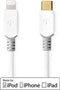 Nedis Lightning Kabel - USB 2.0 - Apple Lightning 8-Pins - USB-C Male - 480 Mbps - Verguld - 2.00 m - Rond - PVC - Wit - Window Box
