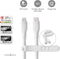 Nedis Lightning Kabel - USB 2.0 - Apple Lightning 8-Pins - USB-C Male - 480 Mbps - Vernikkeld - 1.50 m - Rond - Silicone - Wit - Doos