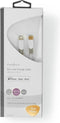 Nedis Lightning Kabel - USB 2.0 - Apple Lightning 8-Pins - USB-C Male - 480 Mbps - Verguld - 2.00 m - Rond - PVC - Wit - Window Box