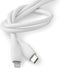 Nedis Lightning Kabel - USB 2.0 - Apple Lightning 8-Pins - USB-C Male - 480 Mbps - Vernikkeld - 1.50 m - Rond - Silicone - Wit - Doos