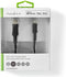 Nedis Lightning Kabel - USB 2.0 - Apple Lightning 8-Pins - USB-C Male - 480 Mbps - Vernikkeld - 2.00 m - Rond - PVC - Zwart - Doos