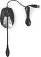 Nedis Microfoon - Gebruikt voor: Desktop / Notebook - Bedraad - USB-A Male - Aan/uit knop - Koptelefoonoutput