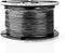 Nedis Microfoonkabel - 2 x 0.25 mm² - Koper - 100.0 m - Rond - PVC - Zwart - Rol