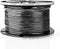 Nedis Microfoonkabel - 2 x 0.35 mm² - Koper - 100.0 m - Rond - PVC - Zwart - Rol