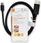 Nedis Mini DisplayPort-Kabel - DisplayPort 1.2 - Mini-DisplayPort Male - DisplayPort Male - 21.6 Gbps - Vernikkeld - 1.00 m - Rond - PVC - Zwart - Label