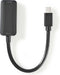 Nedis Mini DisplayPort-Kabel - DisplayPort 1.4 - Mini-DisplayPort Male - HDMI Output - 48 Gbps - Vernikkeld - 0.20 m - Rond - PVC - Zwart - Polybag